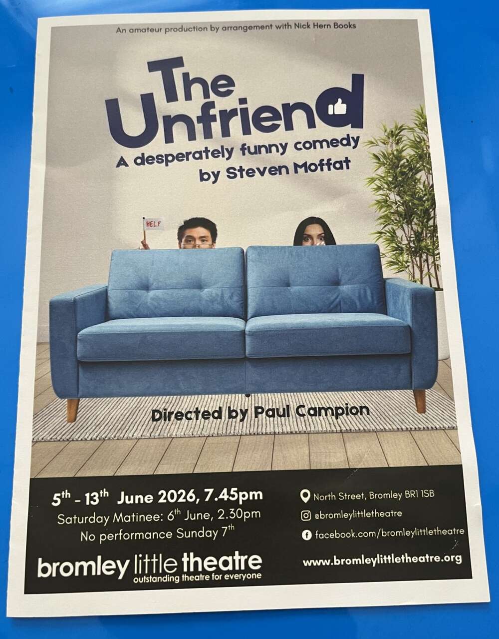The Unfriend at Bromley Little Theatre